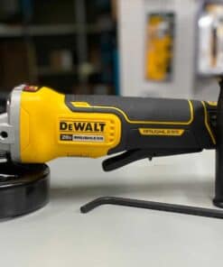 משחזת זווית 4.5" 18/20V (גוף בלבד) DEWALT הפעלה מלמטה DCG413