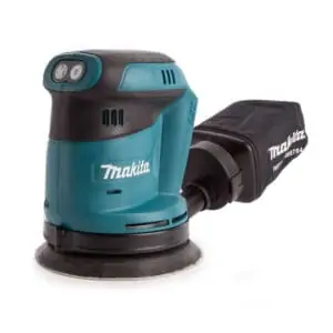 מלטשת אקסצנטרית עגולה MAKITA מקיטה דגם DBO180 / XOB01 דגם עם שליטה במהרויות עבודה ייחודי במינו אלקטרוני עם נעילה שקית איסוף 5 " 125מ"מ מחיר