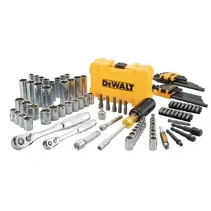 סט בוקסות 108 חלקים מבית DEWALT דיוולט דגם חזק במיוחד עם אחריות לכל החיים מיועד לאנשי מקצוע / מכונאים / ועוד דגם DWMT73801