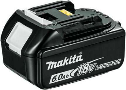 סוללה ליתיום מבית MAKITA מקיטה דגם BL1860 מתאים לכלל הכלים של 18V הסוללה הפופולרית ביותר בשוק מיועד לעבודה ממושכת