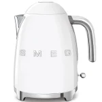 קומקום חשמלי 1.7 ליטר, 2400W מבית SMEG, צבע לבן דגם: KLF03WHEU