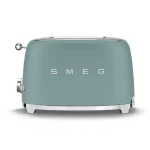 מצנם קופץ ל2 פרוסות, 950W מבית SMEG, צבע ירוק אמרלד מט דגם:TSF01EGMEU