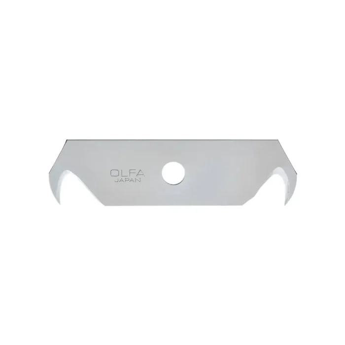 מארז 5 להבי קרס לסכין בטיחות קפיצית SK-5 דגם: HOB-2/5 מבית אולפא OLFA מיוצר ביפן,מתאים לעבודה ממושכת