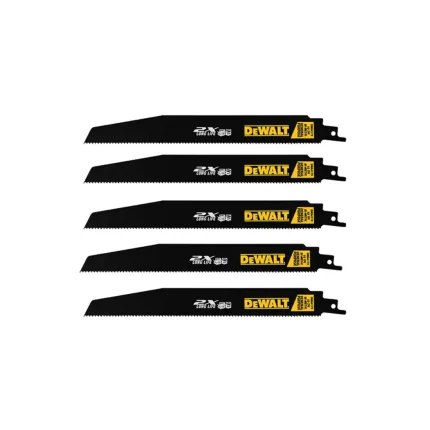להבים שחורות 230 מ"מ למסור חרב אידיאלי לחיתוך מתכת ועץ דגם: DWA4179 מבית דיוולט DEWALT