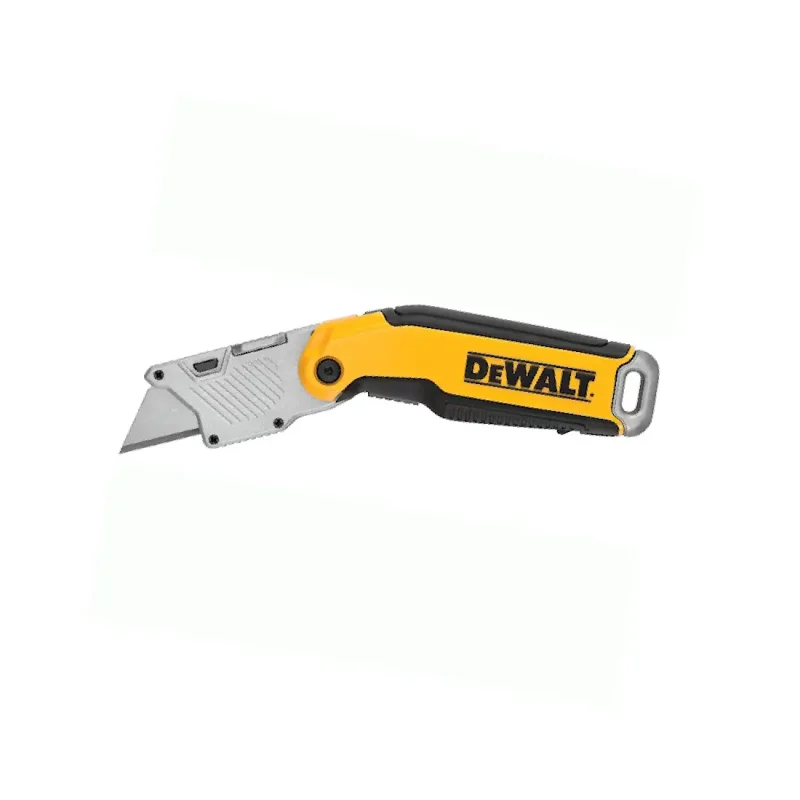 סכין טרפז מתקפלת ממתכת עם מחסנית + 3 להבים נוספים דגם:DWHT10429 חזק במיוחד מבית דיוולט DeWalt