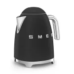 קומקום חשמלי 1.7 ליטר, 2400W מבית SMEG, צבע שחור מט דגם: KLF03BLMEU