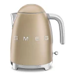 קומקום חשמלי 1.7 ליטר, 2400W מבית SMEG, צבע שמפניה מט דגם: KLF03PGEU